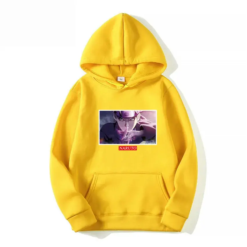 White Naruto Anime Hoodie for Men Women - Image 19