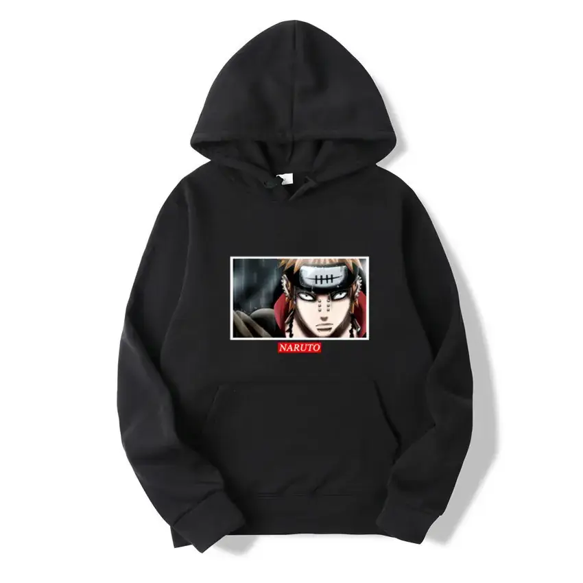 White Naruto Anime Hoodie for Men Women - Image 2
