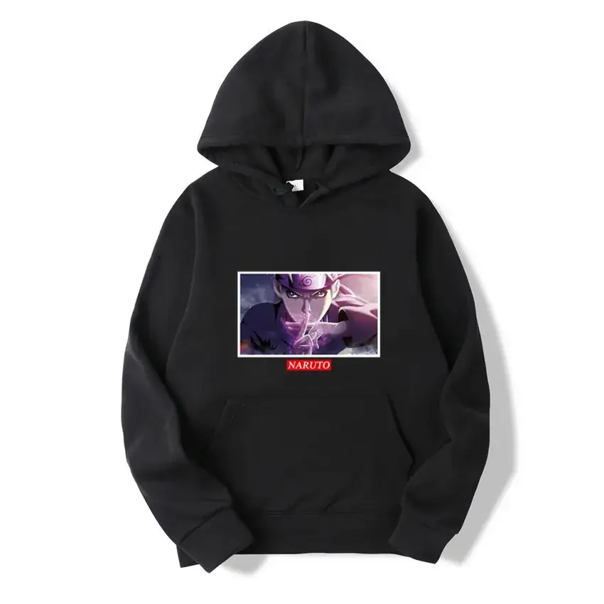 White Naruto Anime Hoodie for Men Women - Image 20