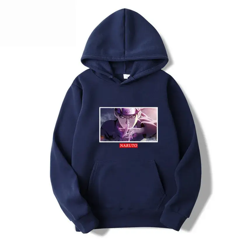 White Naruto Anime Hoodie for Men Women - Image 23