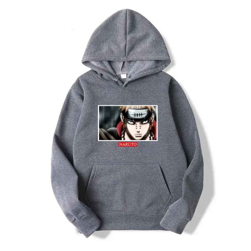 White Naruto Anime Hoodie for Men Women - Image 4