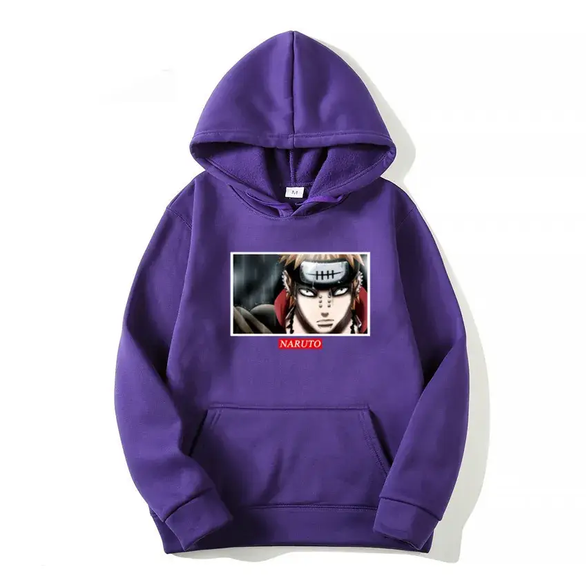 White Naruto Anime Hoodie for Men Women - Image 7