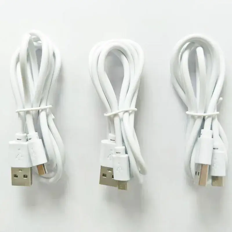 White USB-C Charging Cable for Android & Bluetooth Devices