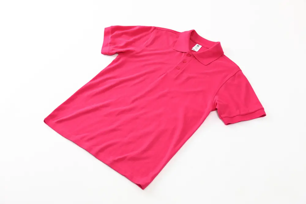 Men Black Polo Shirt with Blue Red Trim - Image 14