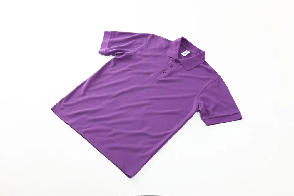 Men Black Polo Shirt with Blue Red Trim - Image 27