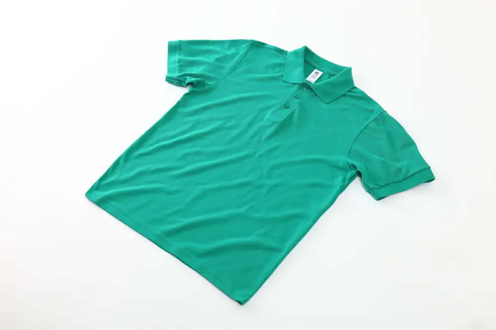 Men Black Polo Shirt with Blue Red Trim - Image 29