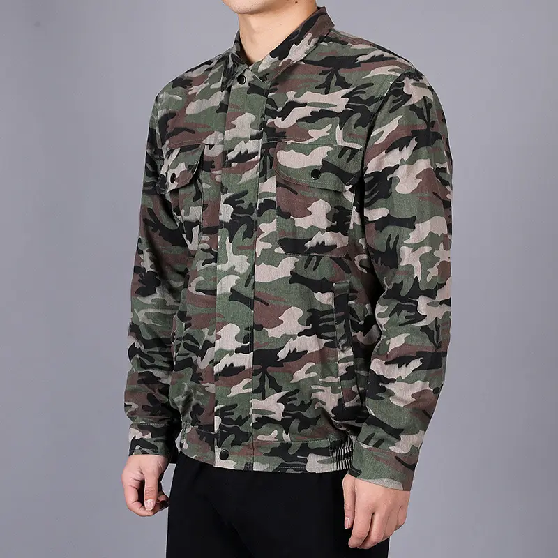 Men's Blue USB Cooling Jacket with Knee Pads - Image 5