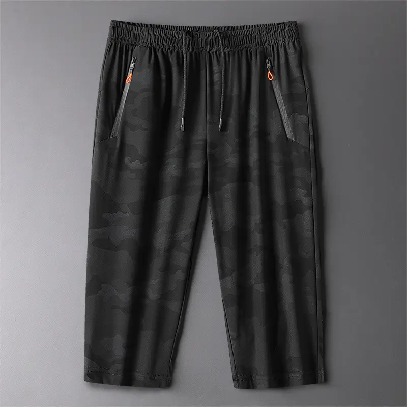 Men Camo Stretch Shorts Plus Large Beach Wear - Image 2