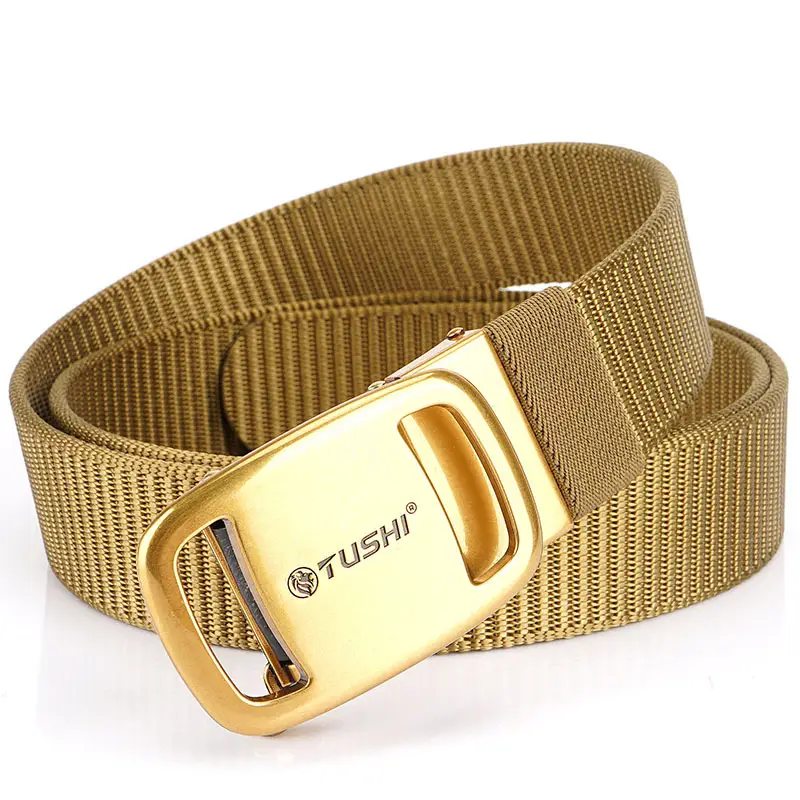 Men's Green Nylon Belt with Silver Buckle - Image 28