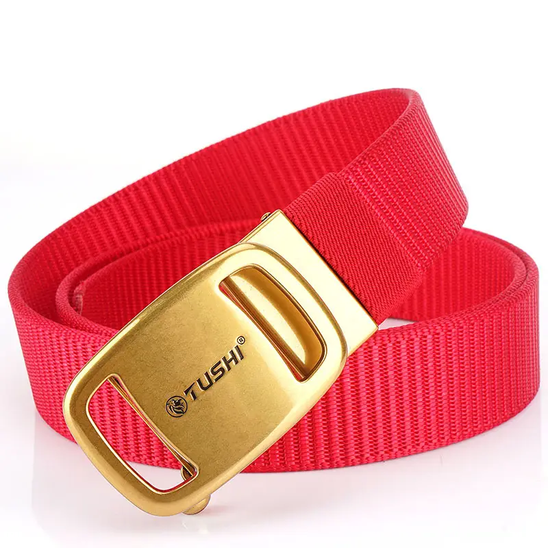 Bronze buckle-Red