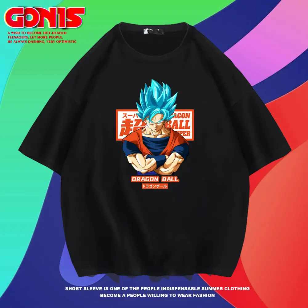 Men Saiyan Dragon Ball Z T-Shirt Pink - Image 7