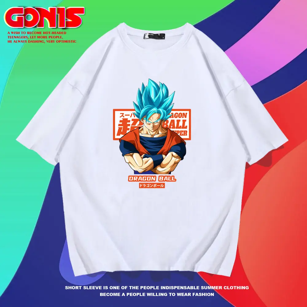 Men Saiyan Dragon Ball Z T-Shirt Pink - Image 8