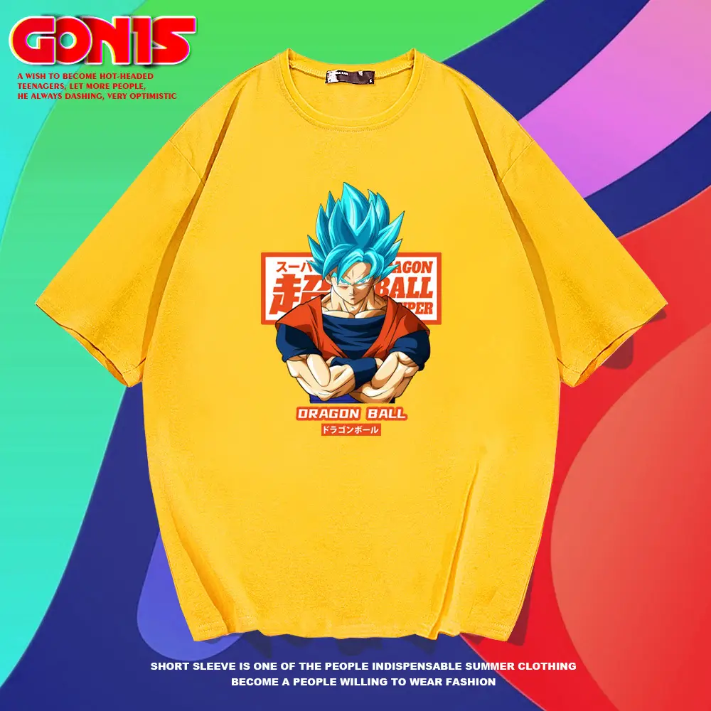 Men Saiyan Dragon Ball Z T-Shirt Pink - Image 9
