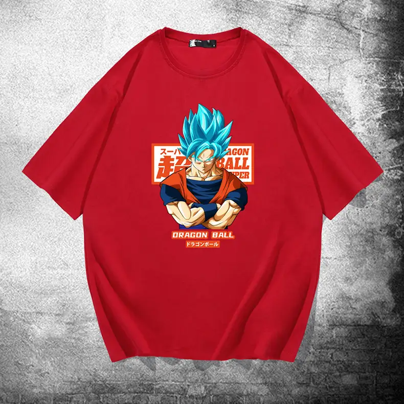 Men Saiyan Dragon Ball Z T-Shirt Pink - Image 10