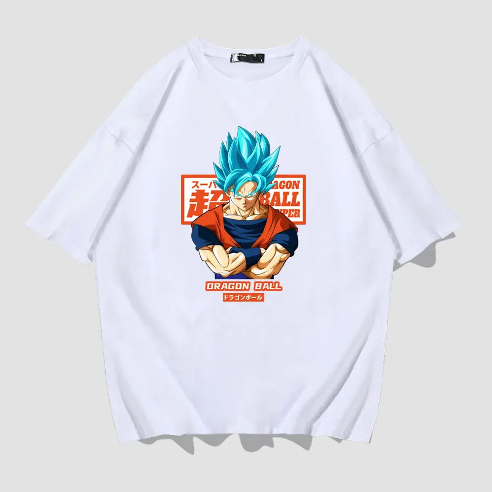 Men Saiyan Dragon Ball Z T-Shirt Pink - Image 2