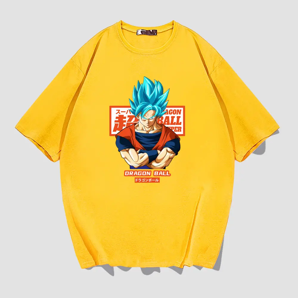 Men Saiyan Dragon Ball Z T-Shirt Pink - Image 3
