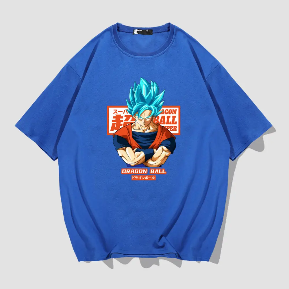 Men Saiyan Dragon Ball Z T-Shirt Pink - Image 5