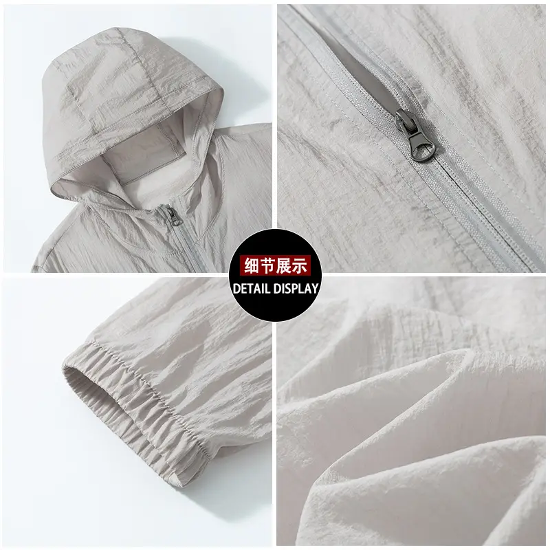 Men Sunscreen Windbreaker Ultra-Thin Breathable - Image 8