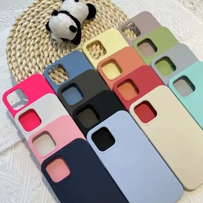 Liquid Silicone iPhone 11 Cases 12 Pro Max Multi Color - Image 2