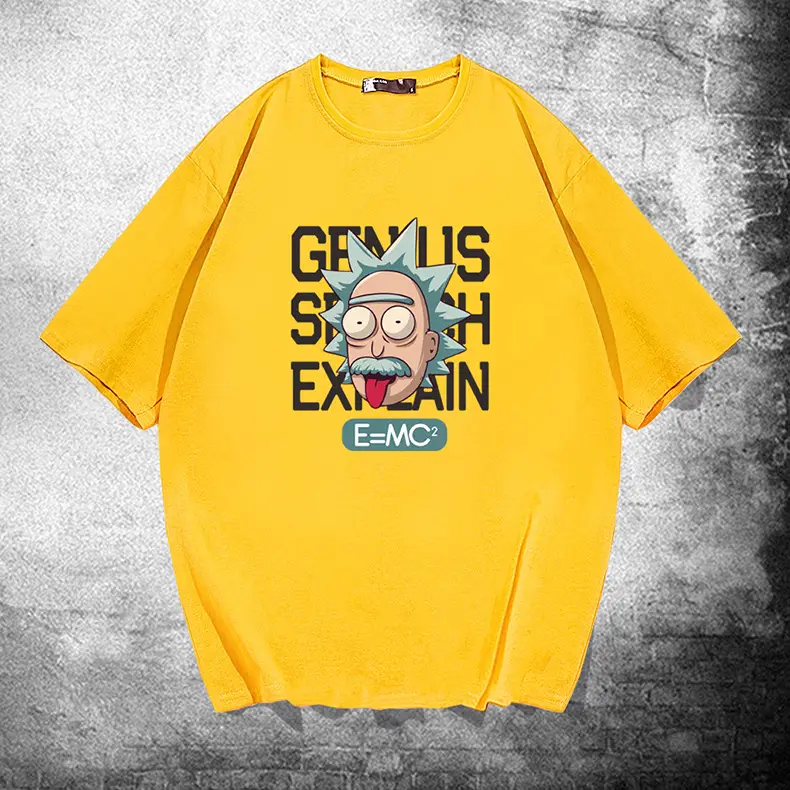 Rick and Morty Joint T-Shirt Yellow Short Sleeve