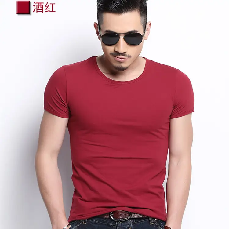 Men White Short Sleeve V-Neck T-Shirt 2020 - Image 6