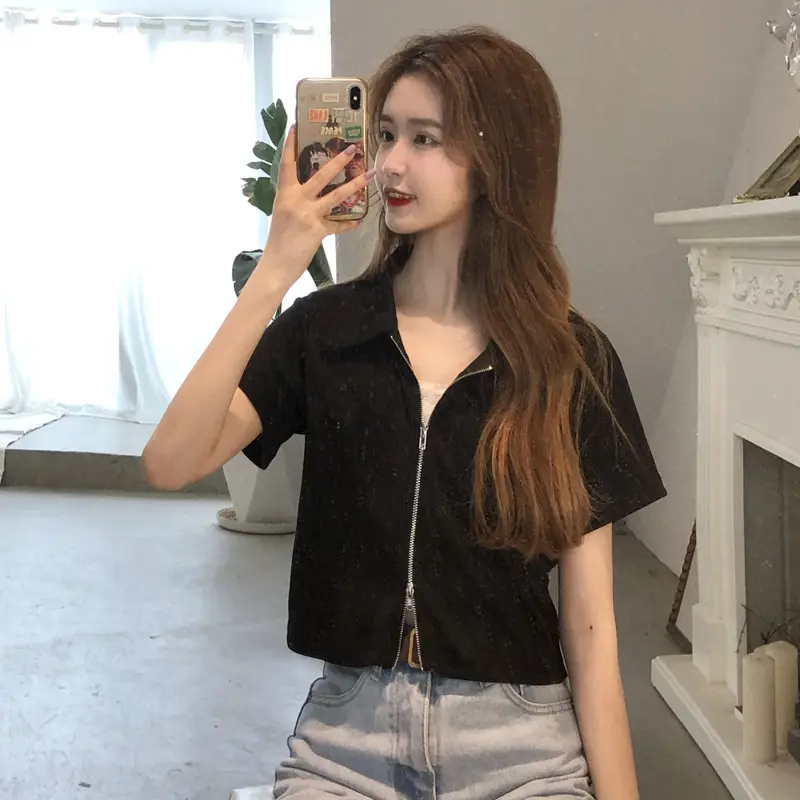 Women Slim Fit Short Sleeve T-Shirt Summer 2025 - Image 7