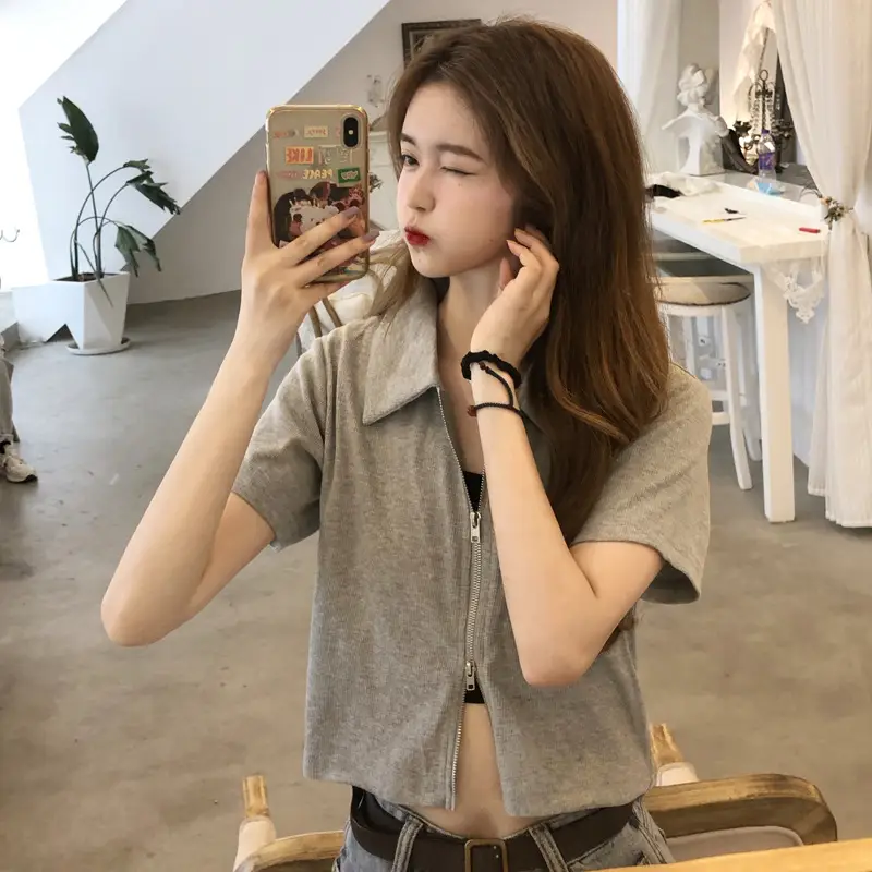 Women Slim Fit Short Sleeve T-Shirt Summer 2025 - Image 9