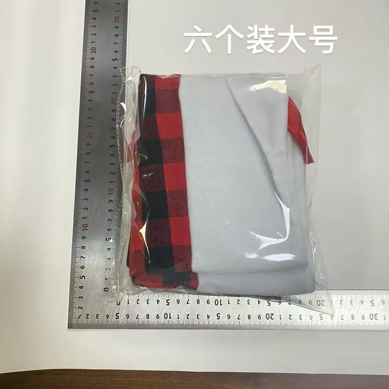 Cross-Border Christmas Stockings Red Black Plaid — feature 19