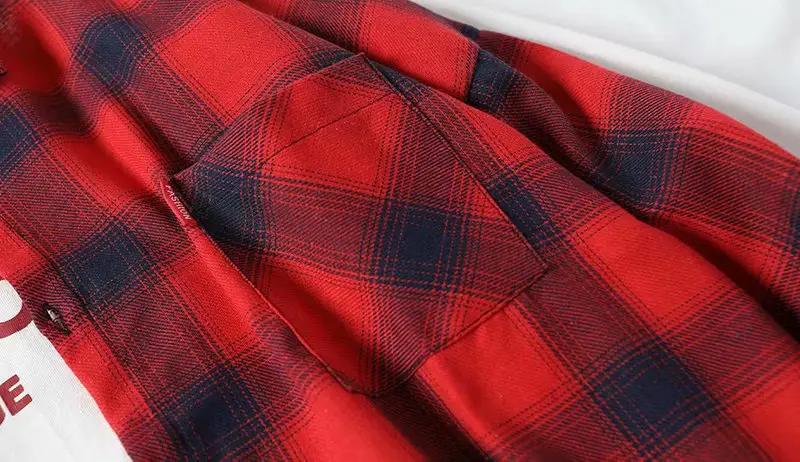 Men's Yellow Plaid Long Sleeve Shirt Korean Style — feature 20