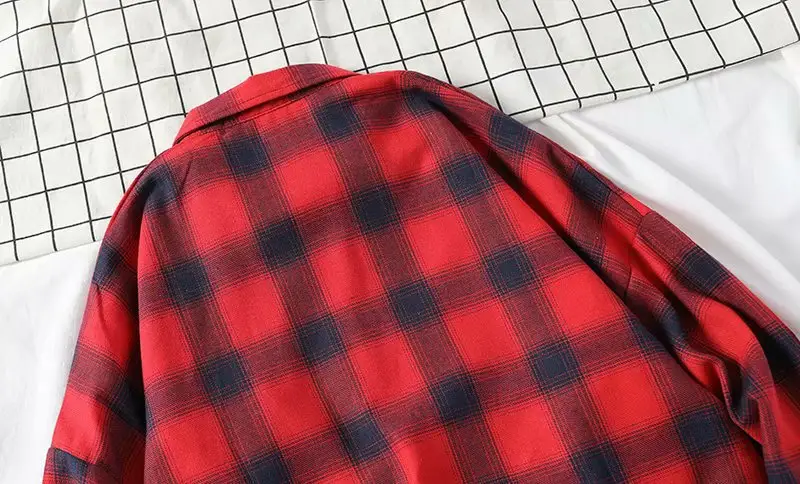 Men's Yellow Plaid Long Sleeve Shirt Korean Style — feature 26