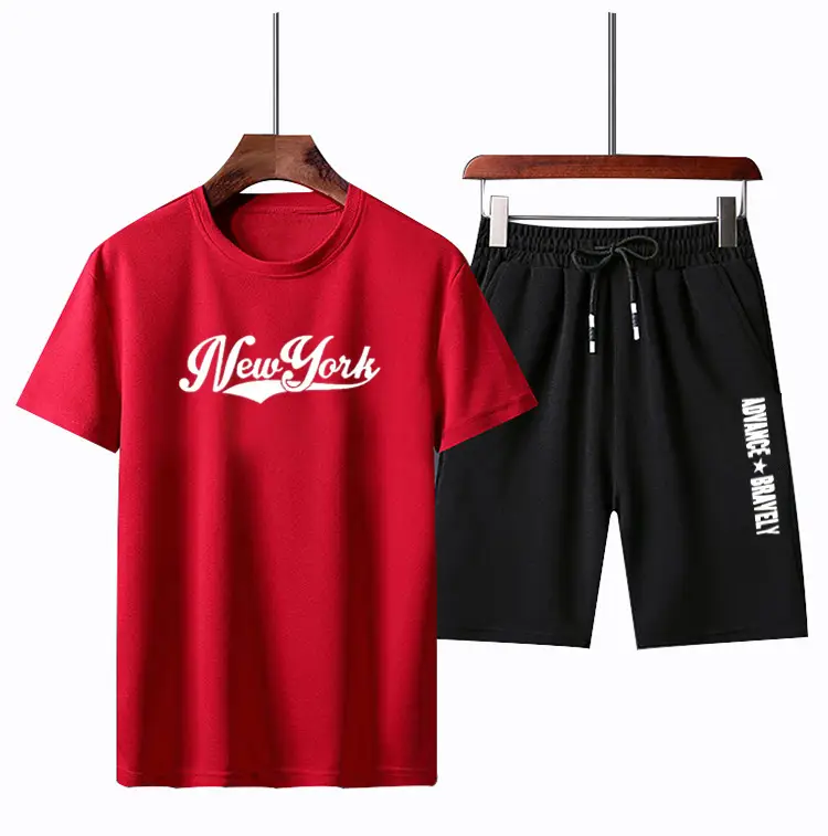 2025 New York Print Sports Suit Plus Size Men - Image 2