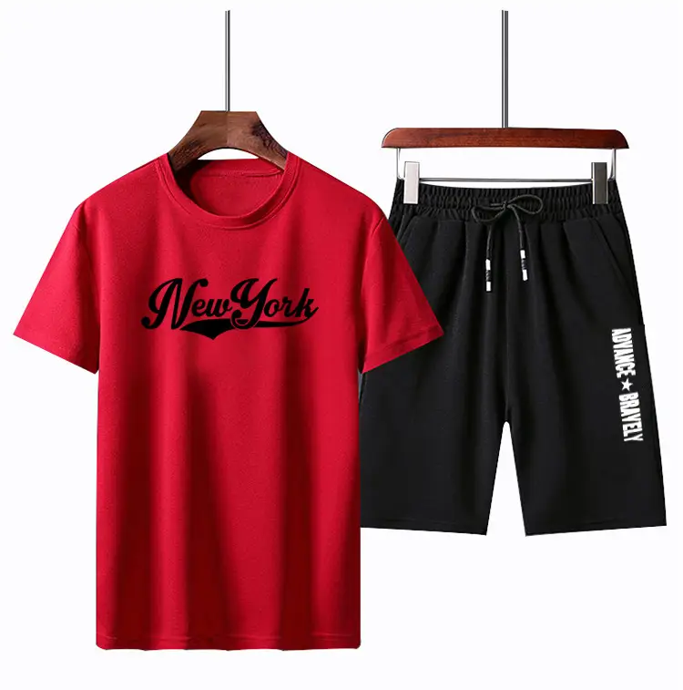 2025 New York Print Sports Suit Plus Size Men - Image 4