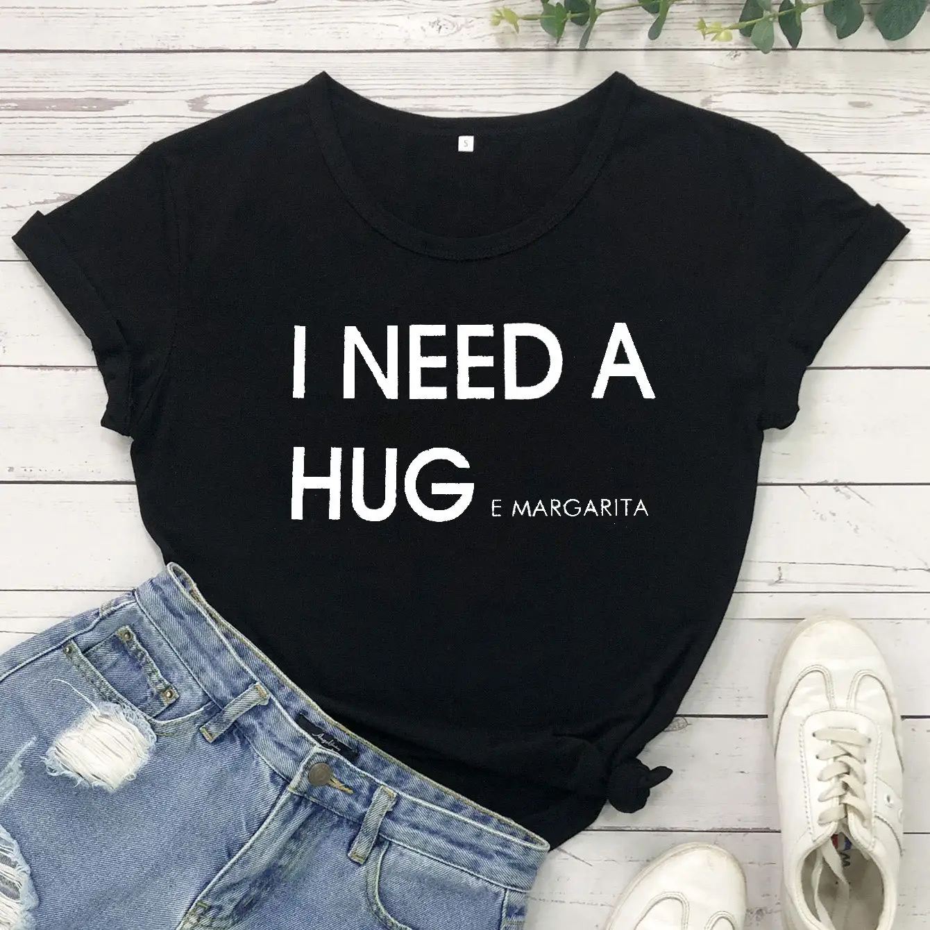 I Need A Huge Margarita T-Shirt White - Image 2