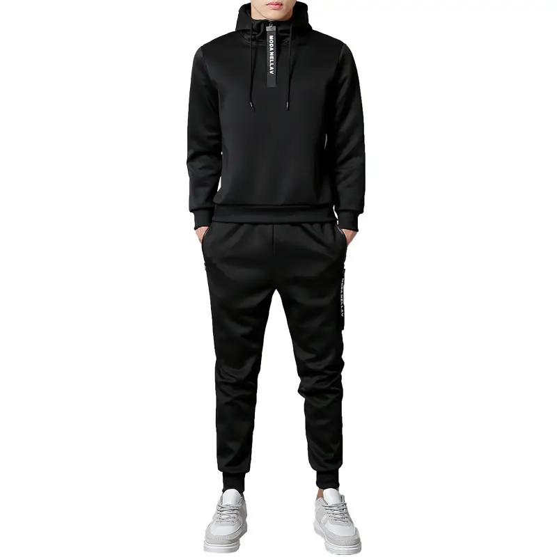 2025 Men Red Black Sports Suit Large