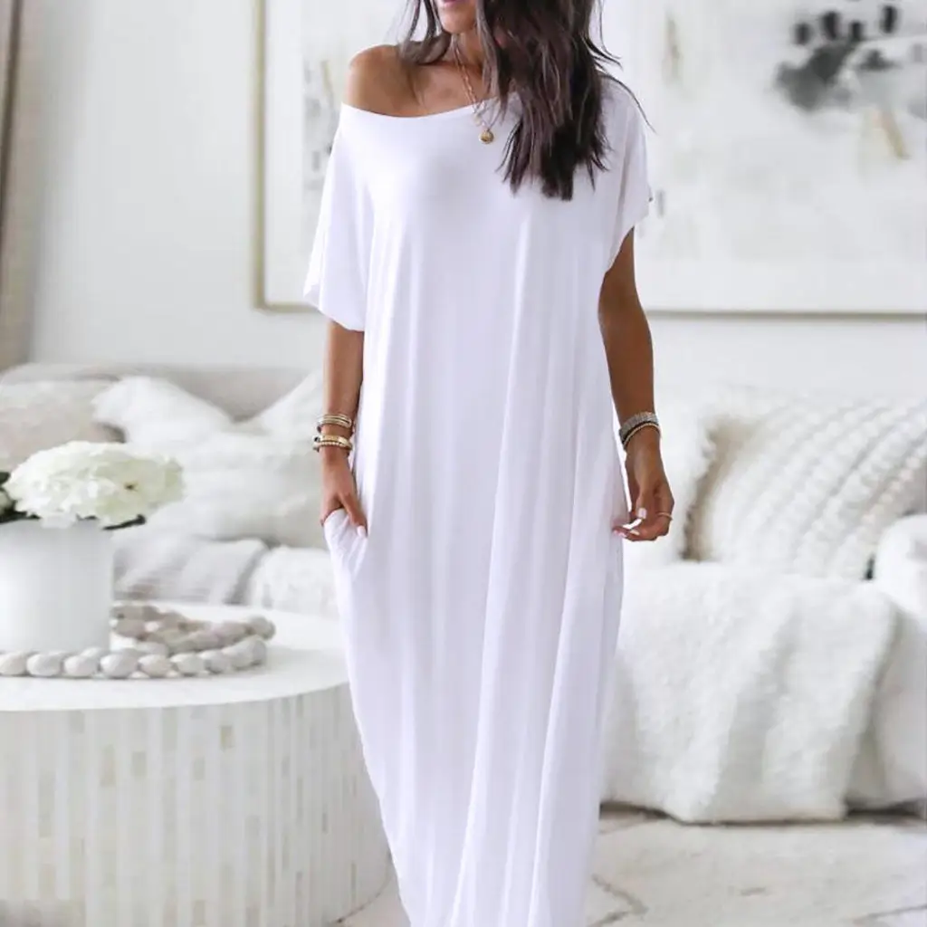 White Butterfly Print Long Sleeve Dress for Women — feature 11