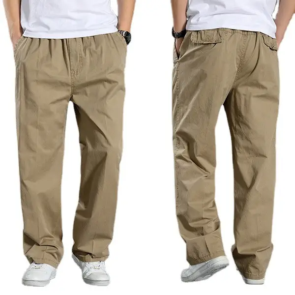 Men's Ankle-Length Korean Style Trousers Loose Large Fit - Image 8