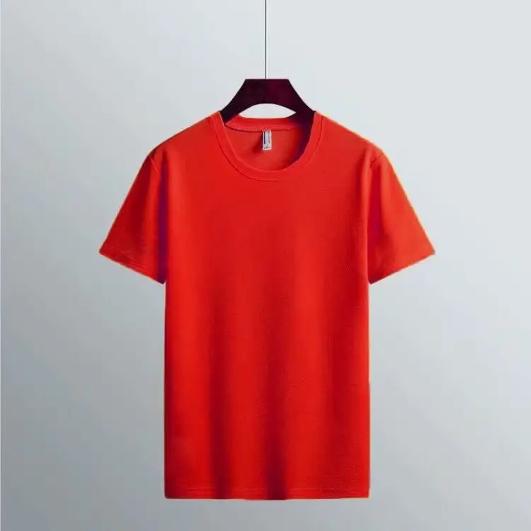 Men's White Short Sleeve T-Shirt Large Size - Image 2