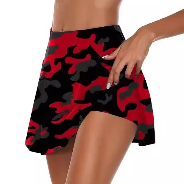 Women's 2020 Camo High Waist Hip Lifting Casual Shorts - Image 7