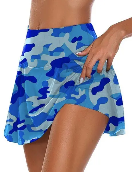 Women's 2020 Camo High Waist Hip Lifting Casual Shorts - Image 3