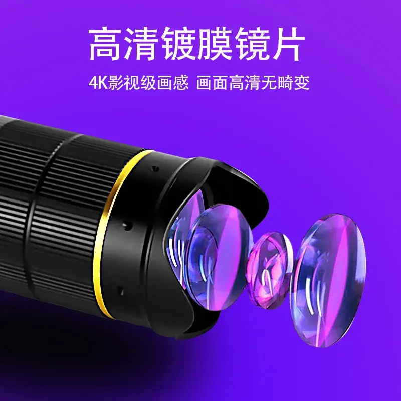 4K Zoom Telephoto Lens 22x32 HD Video Phone