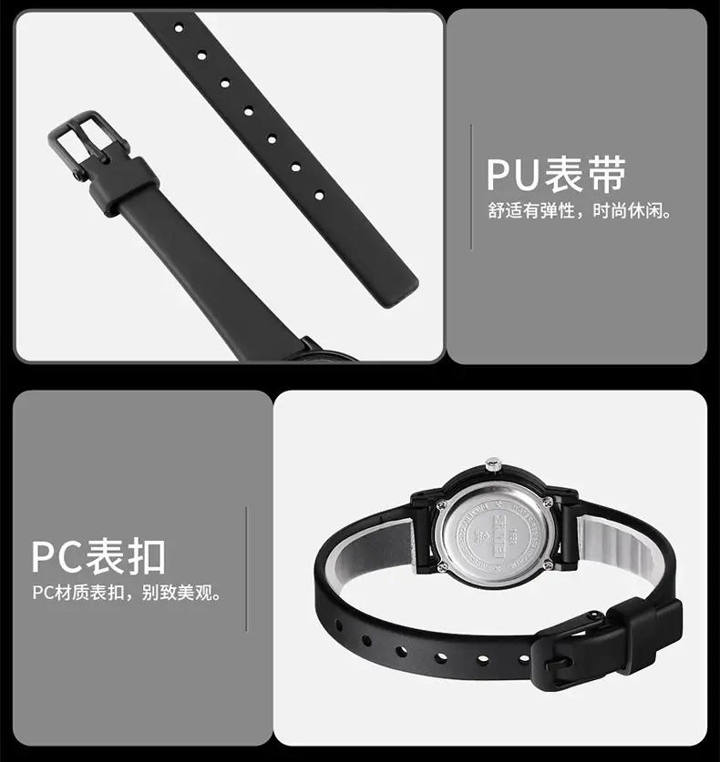 Small Black Dial Quartz Watch for Girls Ladies Fashion — feature 14