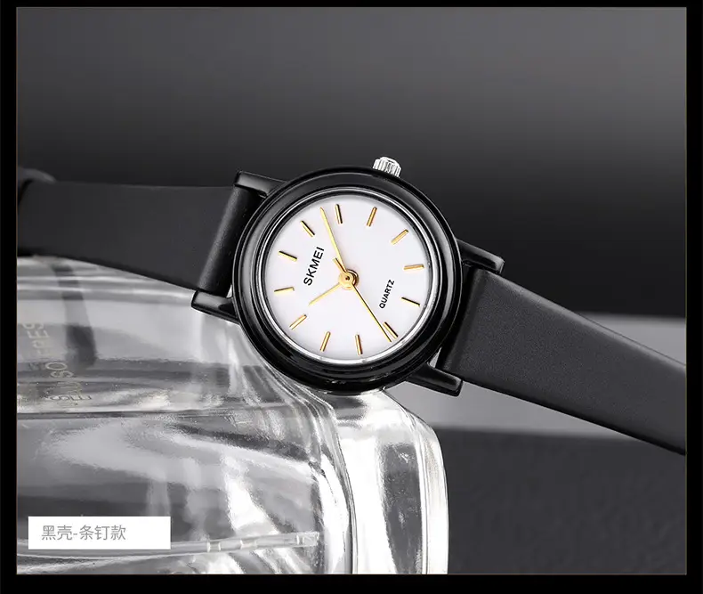 Small Black Dial Quartz Watch for Girls Ladies Fashion — feature 17