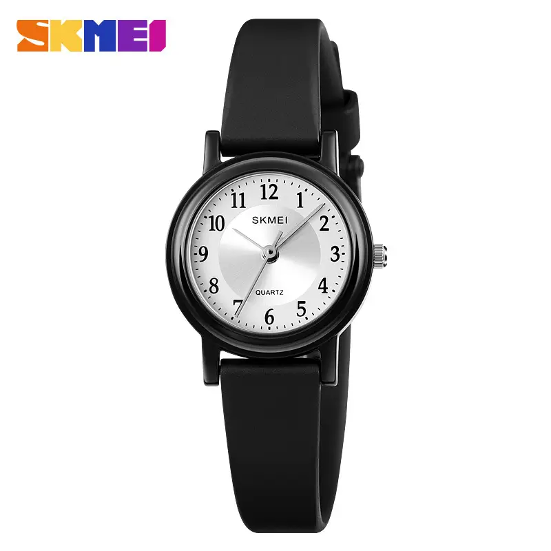 Small Black Dial Quartz Watch for Girls Ladies Fashion