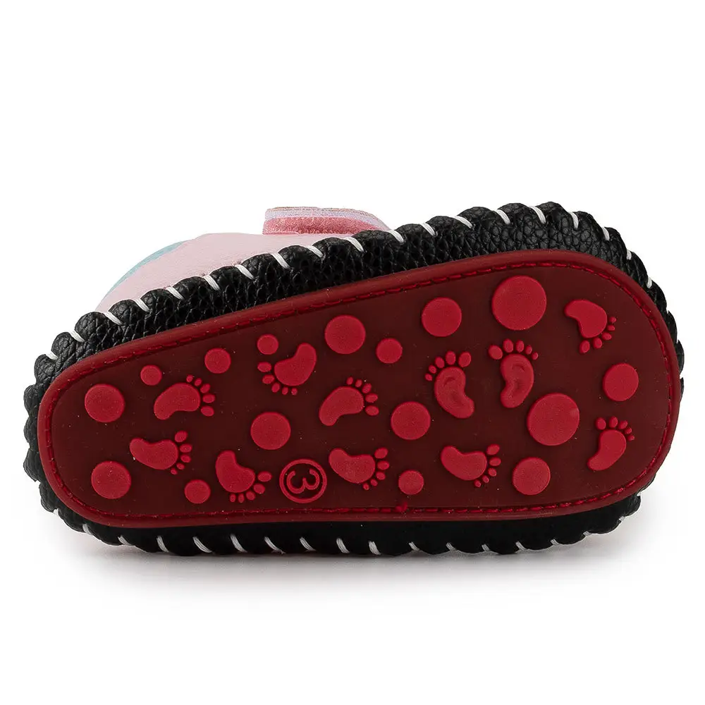 Newborn Cartoon Rubber Toddler Shoes Red