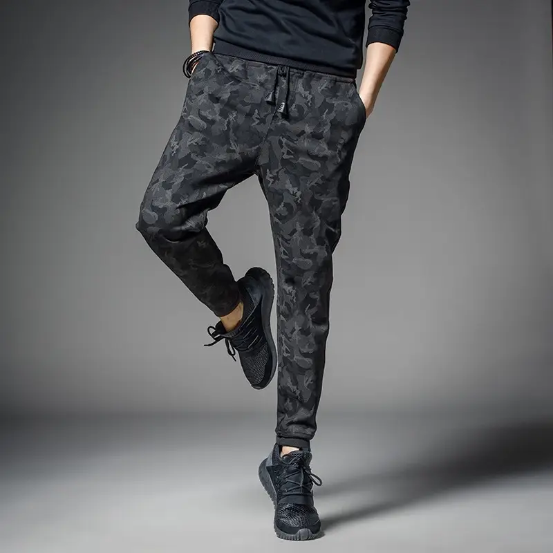 Men Camouflage Nine Point Pants Casual Sports Wear - Image 2