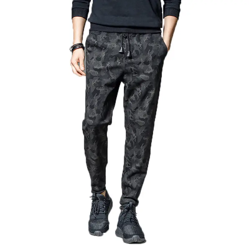 Men Camouflage Nine Point Pants Casual Sports Wear - Image 5