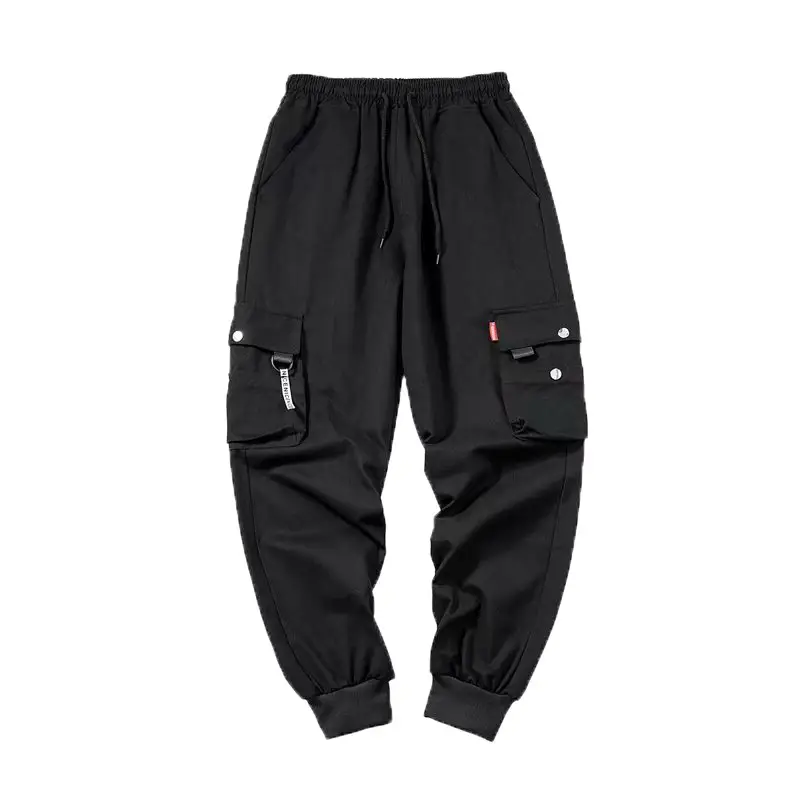 Men's Black Cargo Pants 5XL Loose Fit Casual Wear - Image 10