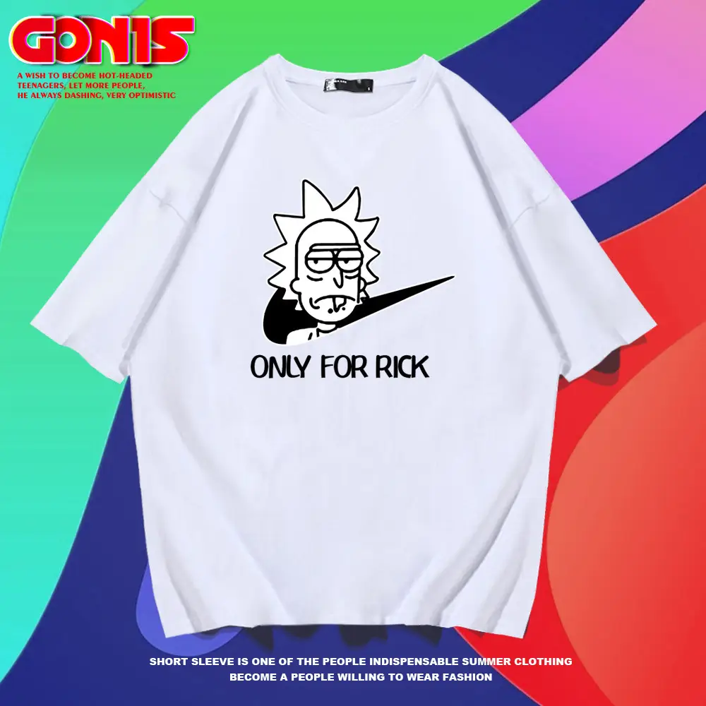 Rick Morty Only For Rick Yellow T-Shirt Men