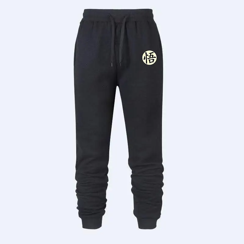 Men Grey Sweatpants Autumn Winter Loose Casual Pants - Image 5