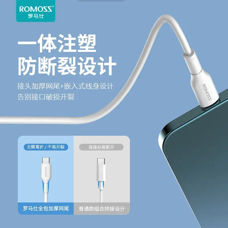 100W PD Dual Type-C Charging Cable for MacBook